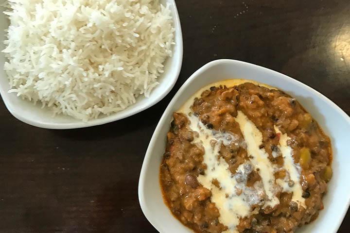 Dal Makhani With Rice - Thali Indian Schaffhauserstrasse
