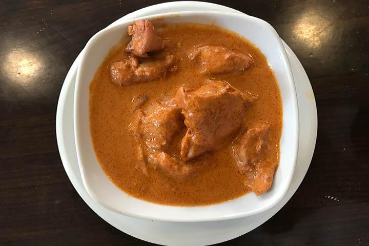 Butter Chicken With Rice - Thali Indian Schaffhauserstrasse