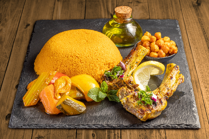 Couscous Côtelettes d’Agneau Grillées - Carthage