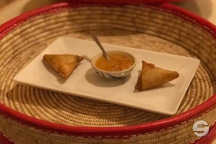 Samboussa Megibia vegetarian - Abyssinia