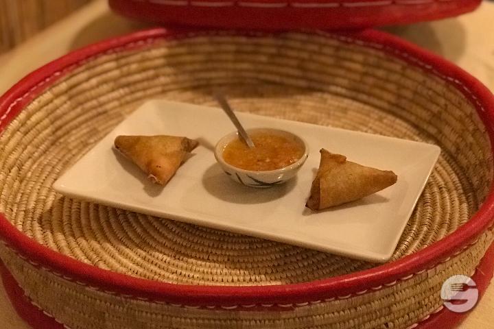Samboussa Megibia minced beef - Abyssinia
