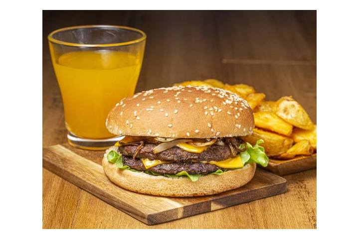 Menu Maxi double Cheese Burger - Eat Night