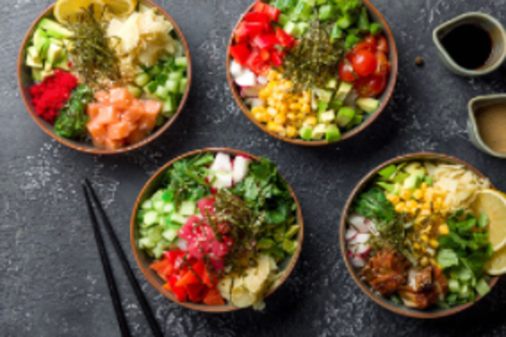 Falafel Poke Bowl - Kitchella - Pizza, Burger & Asian Take Away