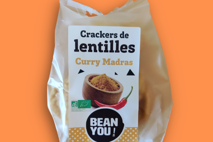 Crackers de lentilles au curry - Cravings