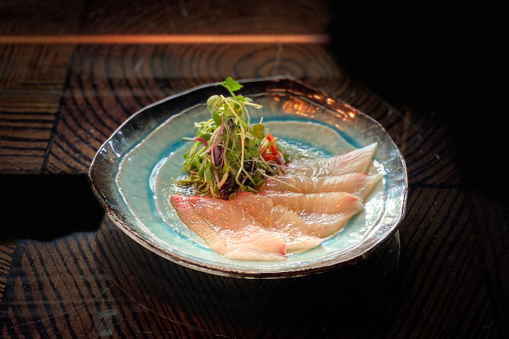 Yuzu truffle Hamachi new style - HATO - Fine Asian Cuisine - Luzern