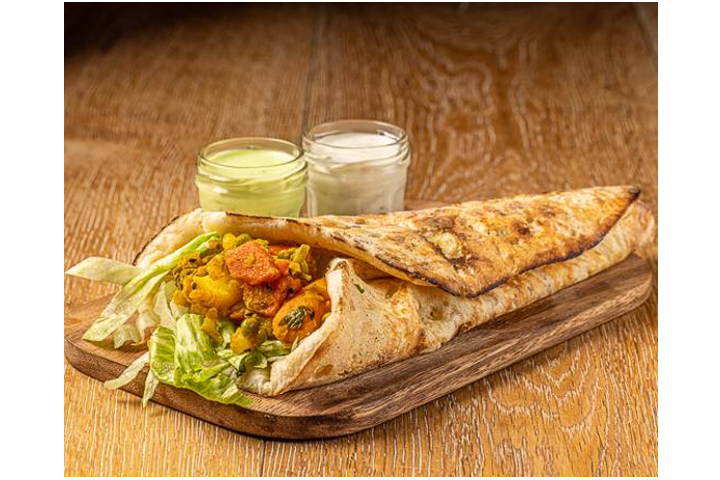 Naanwich Mix Vegetables - Indian Naanwich