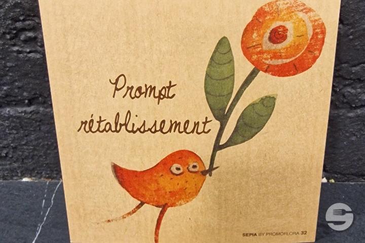 Carte Prompt Rétablissement - A Fleur De Toi