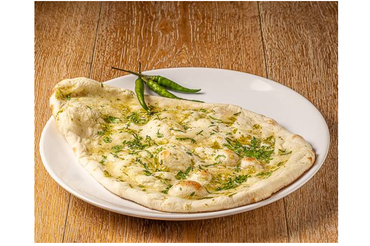 Chili Garlic Cheese Naan - Indian Food Factory