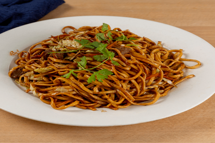 Udon noodles with tofu - Mrs Frixy