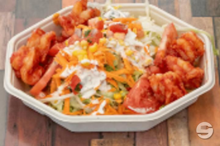 Ensalada De Camarones - Papa Burrito