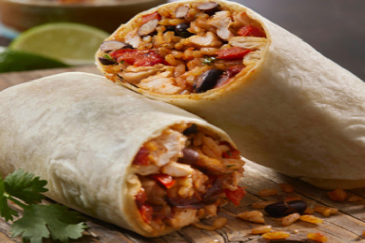 Menü Burrito De Pollo - Papa Burrito