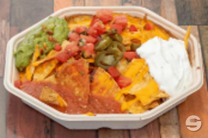Nachos mit Tres Salsas - Papa Burrito