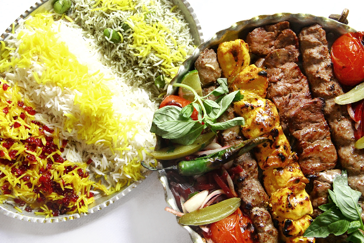 Mixed Kebab Plate For 2 People - Restaurant Shiraz