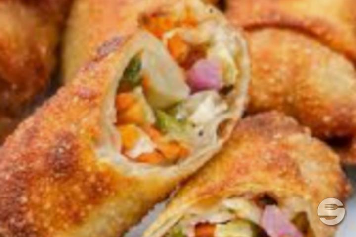 Spring roll with spicy - JJ Time