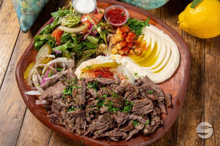 Assiette Chawarma Mixte libanaise - Le Liban