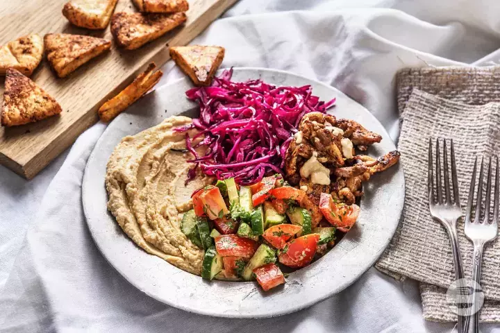 Assiette Chawarma Poulet - Le Liban