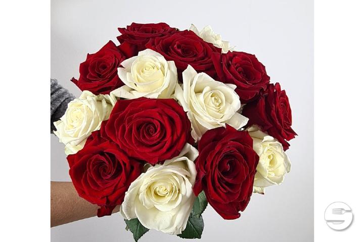 Bouquet rond romantique