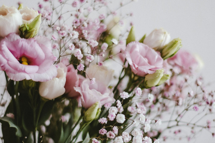 Bouquet annuel Satin