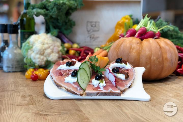 Tartine Jambon Cru des Alpages Suisses - Le Pain Quotidien