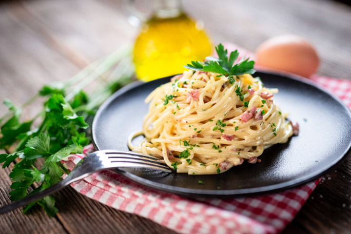 Spaghetti Carbonara - Pizzeria Piazza