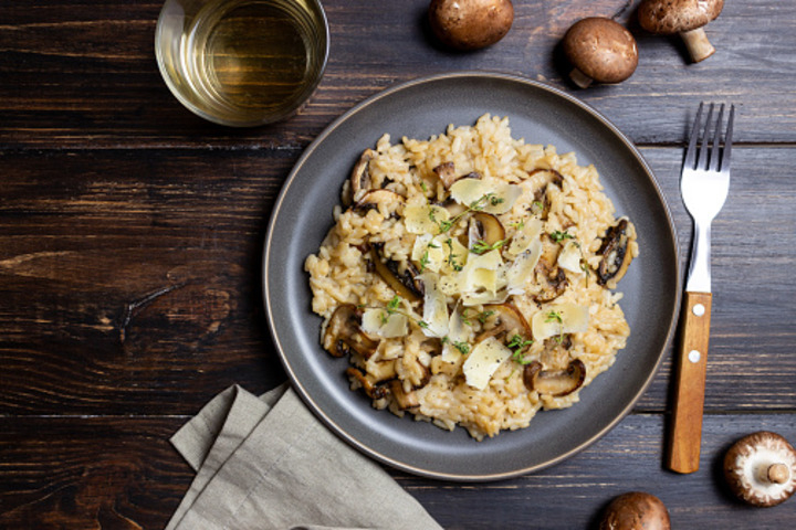 Risotto ai Funghi porcini - Pizzeria Piazza