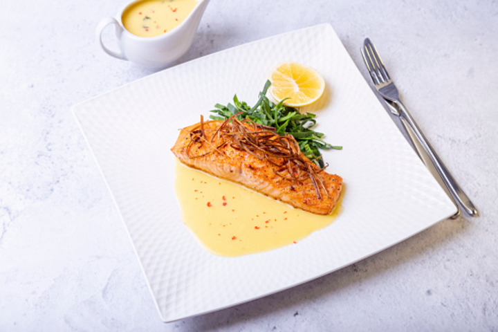 Trancio di Salmone al Limone - Pizzeria Piazza