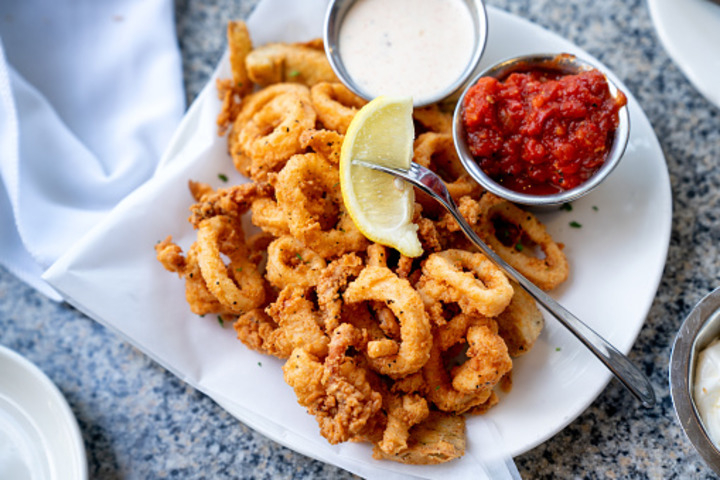 Anelli di Calamari alla Romana - Pizzeria Piazza