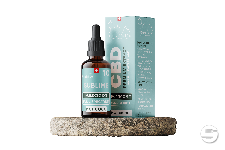 [THE GREEN LAB] Huile MCT Full Spectrum THC<1% CBD<10% - 30ml