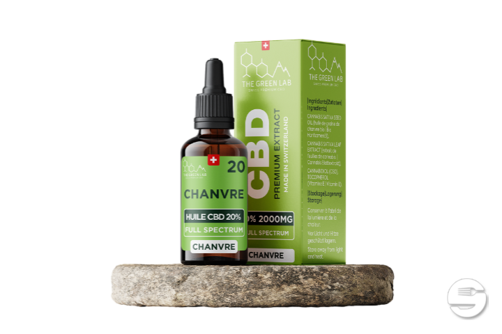 [THE GREEN LAB] Huile Chanvre Full Spectrum THC<1% CBD<20% - 30ml