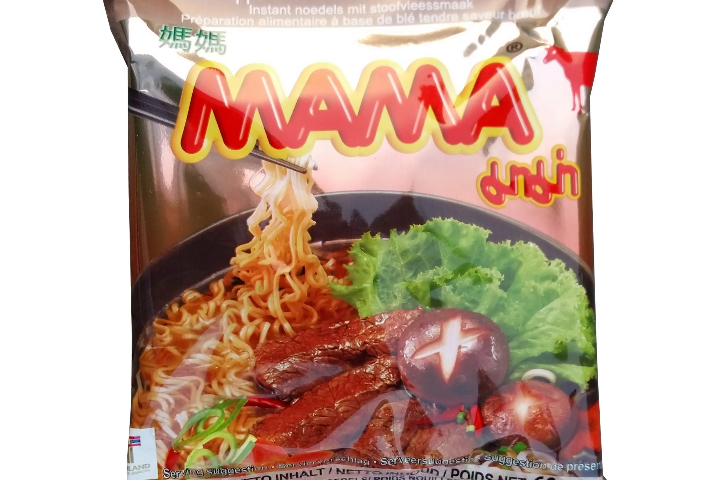 MAMA NOODLES SAVEUR DE BOEUF 🥩 