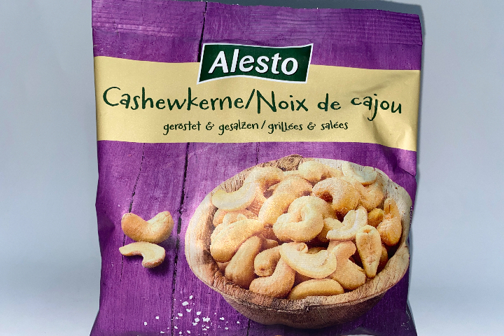 Alesto noix de cajou grillé salés 150.g