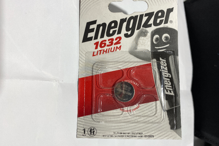 Piles energizer 1632