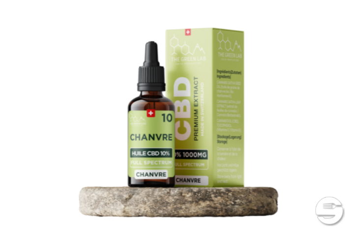 [THE GREEN LAB] Huile Chanvre Full Spectrum THC<1% CBD<10% - 30ml