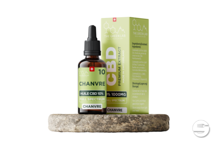 [THE GREEN LAB] Huile Chanvre Full Spectrum THC<1% CBD<10% - 10ml
