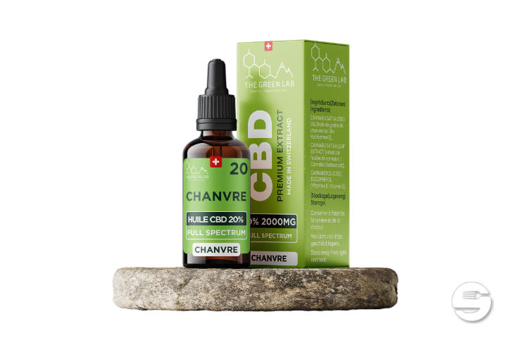[THE GREEN LAB] Huile Chanvre Full Spectrum THC<1% CBD<20% - 10ml