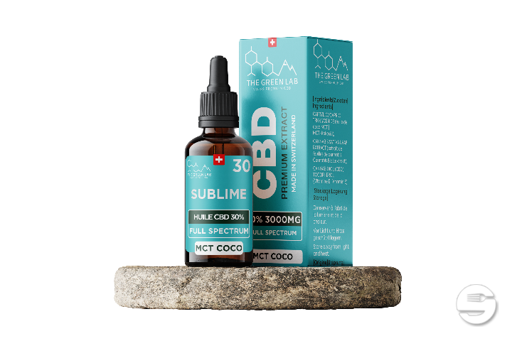 [THE GREEN LAB] Huile MCT Full Spectrum THC<1% CBD<30% - 30ml