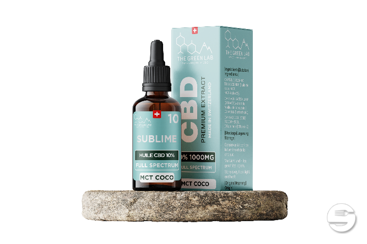 [THE GREEN LAB] Huile MCT Full Spectrum THC<1% CBD<10% - 30ml