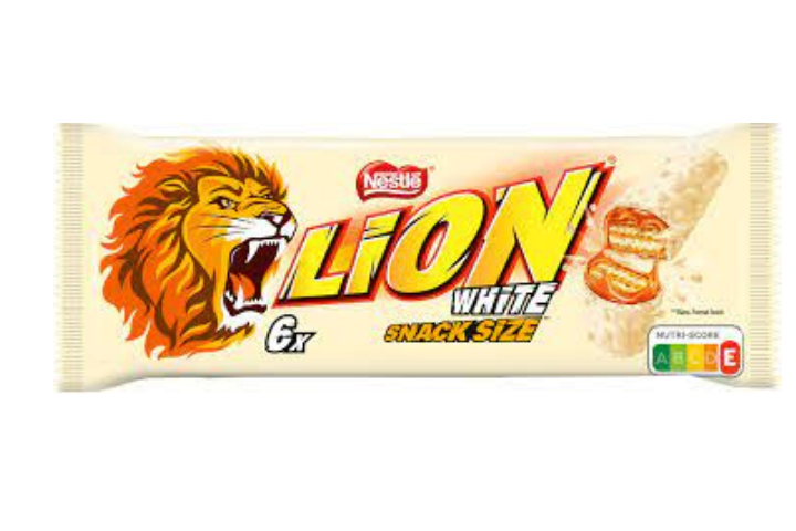9G Lion White snack size 6 pièces