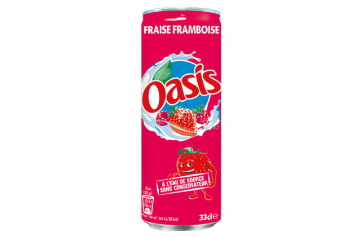 16C. Oasis Fraise Framboise 33cl