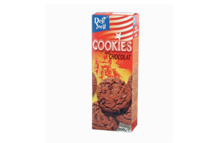 Cookies Tout Chocolat Deli Swit 200 g