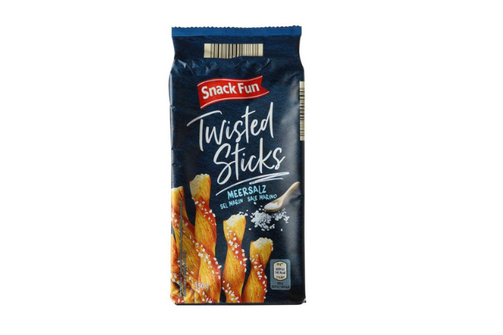 Snack Fun Twisted Flûtes Sticks Salés 150 g