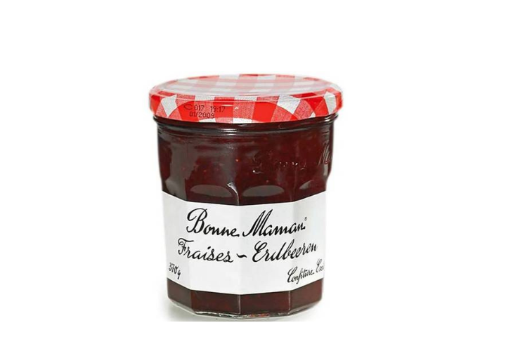 Bonne maman Jar of jam strawberries