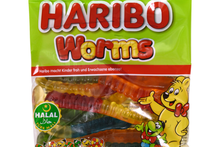 Haribo worms {Sugar} 80 g