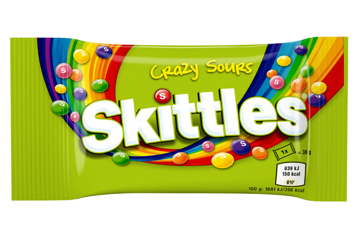 Skittles crazy sours 38 g