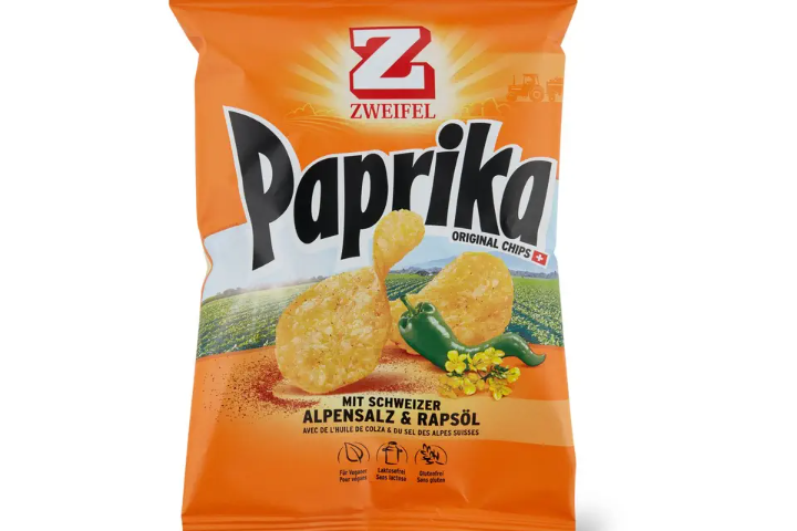 Zweifel paprika chips 90 gr