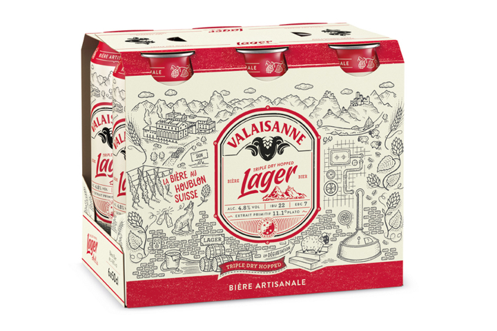 VALAISANNE LAGER Tin 50 cl*24