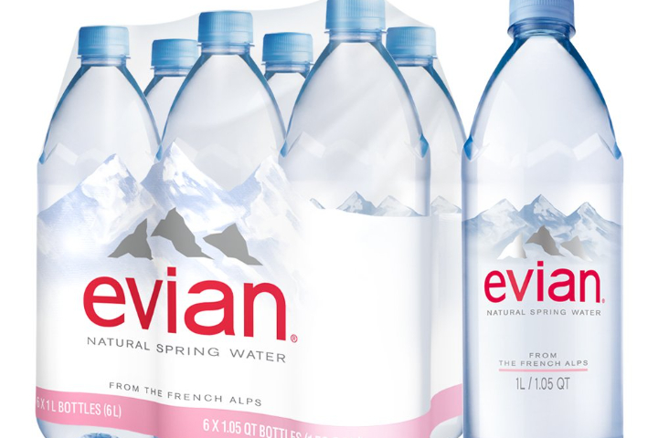 EVIAN WATTER BOTTLE 6* 1.5L 