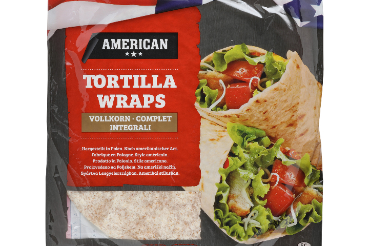 Vollkorn Tortillas - 6 Wraps {oven}