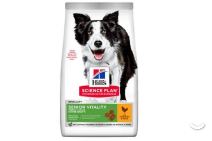 HILLS Science Plan Senior Vitality Adulte mature moyen 7+ 14 kg