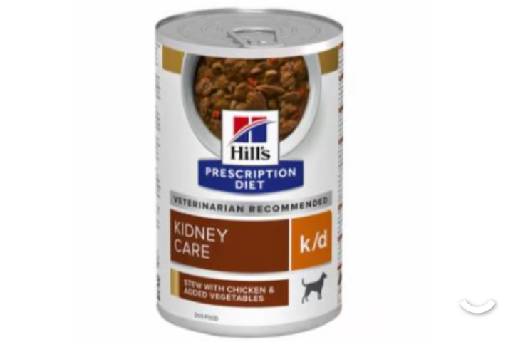 HILLS Ragoût de poulet pour les reins Canine k/d 354 g